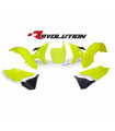 REC. KIT PLASTICOS AMARILLO NEON REVOLUTION  YZ 125-250 ' 2002-18