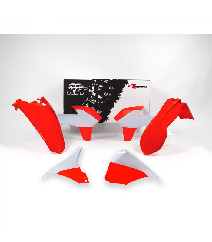 KIT PLASTICOS NARANJA NEON (5 PZS)  KTM EXC-EXCF 2014-16