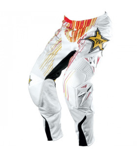 PANTALON MX DEFCON ROCKSTAR BLANCO TALLA 32