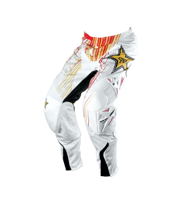 PANTALON MX DEFCON ROCKSTAR BLANCO TALLA 32