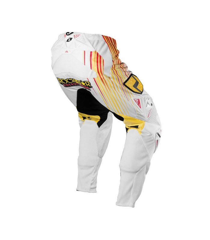 PANTALON MX DEFCON ROCKSTAR BLANCO TALLA 32