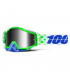 100% RACECRAFT ALCHEMY GOGGLES (MIRROR SILVER LENS)