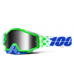 100% RACECRAFT ALCHEMY GOGGLES (MIRROR SILVER LENS)
