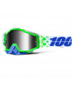 100% RACECRAFT ALCHEMY GOGGLES (MIRROR SILVER LENS)
