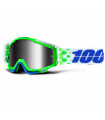 100% RACECRAFT ALCHEMY GOGGLES (MIRROR SILVER LENS)