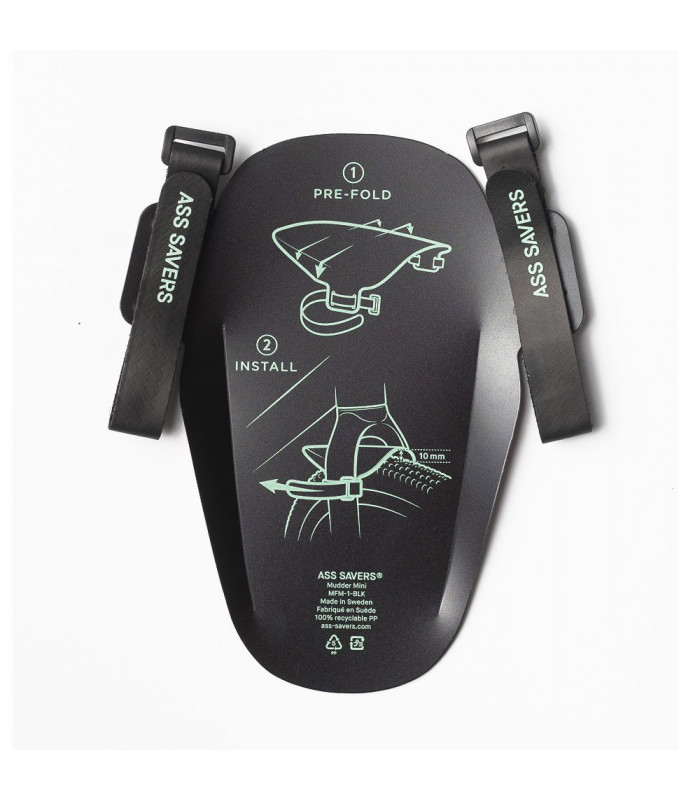 ASS SAVERS GUARDABARROS DELANTERO MUDDER MINI (BLACK)