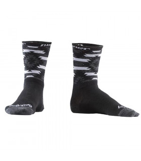 CALCETINES NINER WOOL SERAPE 6" GREY/BLACK
