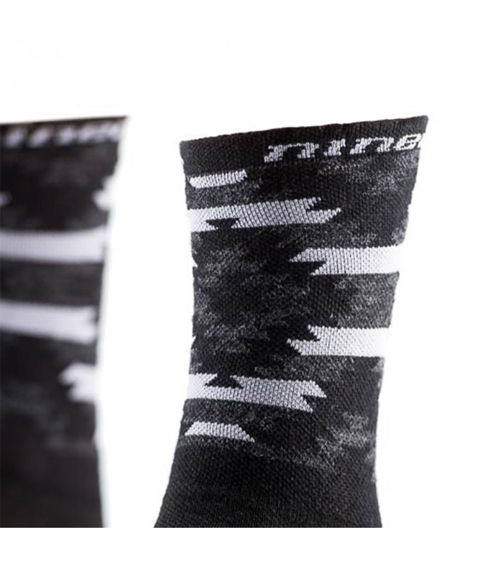 CALCETINES NINER WOOL SERAPE 6" GREY/BLACK