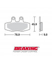BRAKING 736SM1 SEMI METALLIC BRAKE PADS