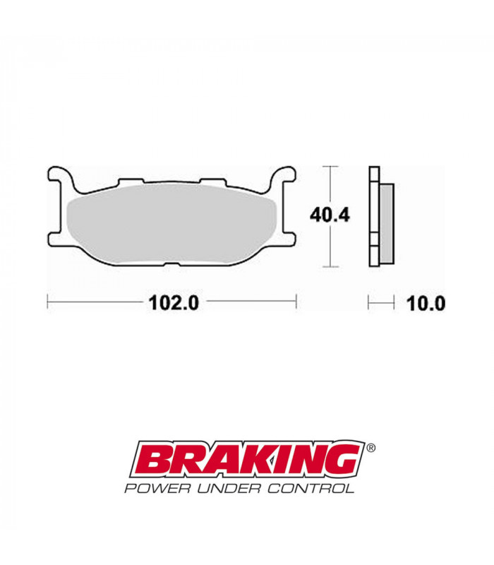 BRAKING 750CM33 SINTERED BRAKE PADS | TopFun.com