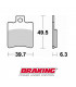 BRAKING 761CM33 SINTERED BRAKE PADS | TopFun.com