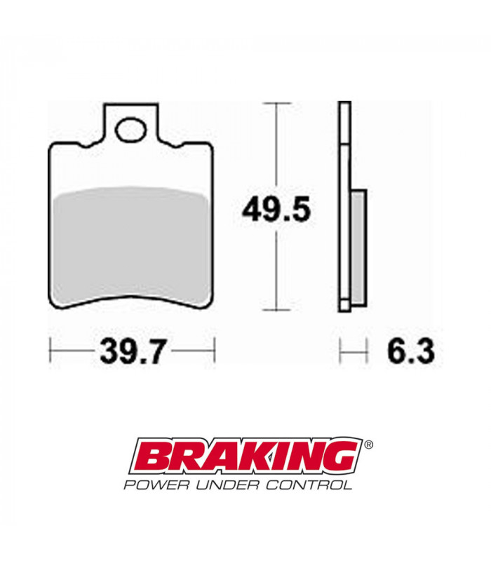 PASTILLAS FRENO SINTERIZADAS BRAKING 761CM33 | TopFun.com
