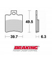 BRAKING 761CM33 SINTERED BRAKE PADS