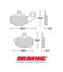 BRAKING 775SM1 METALLIC BRAKE PADS | TopFun.com