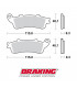 BRAKING 813SM1 SEMI METALLIC BRAKE PADS