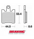 BRAKING 830CM33 SINTERED BRAKE PADS | TopFun.com