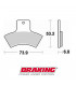 PASTILLAS FRENO OFF ROAD SINTERIZADAS BRAKING 860CM44