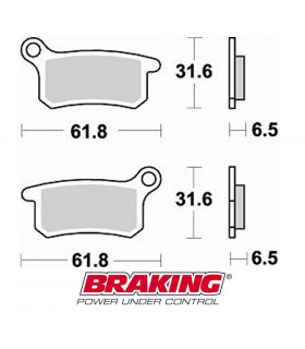 BRAKING 873CM44 OFF ROAD SINTERED BRAKE PADS