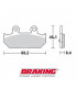 BRAKING 896CM33 SINTERED BRAKE PADS