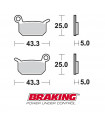 PASTILLAS FRENO OFF ROAD SINTERIZADAS BRAKING 897CM44