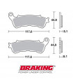 PASTILLAS FRENO SINTERIZADAS BRAKING 910CM55