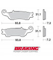 PASTILLAS FRENO OFF ROAD SINTERIZADAS BRAKING 929CM44