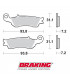 BRAKING 929CM46 OFF ROAD SINTERED BRAKE PADS