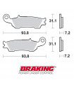 PASTILLAS FRENO OFF ROAD SINTERIZADAS BRAKING 929CM46