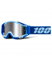MASCARA 100% RACECRAFT PLUS (+) RODION  (LENTE INJ. SILVER FLASH MIRROR)