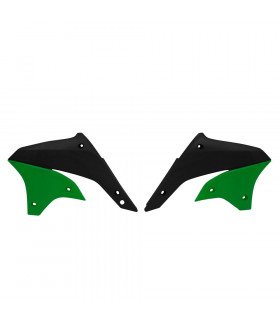 TAPAS RADIADOR NEGRO/VERDES KAWA KLX 450 2007-16