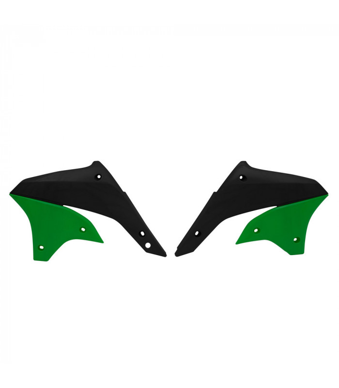TAPAS RADIADOR NEGRO/VERDES KAWA KLX 450 2007-16