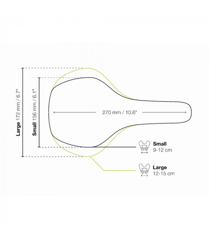 SILLIN ERGON SFC3 EVO GEL BLACK