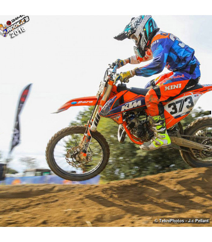 BOTA GAERNE MX INFANTIL SG-J BLANCA/AMARILLA/GRIS