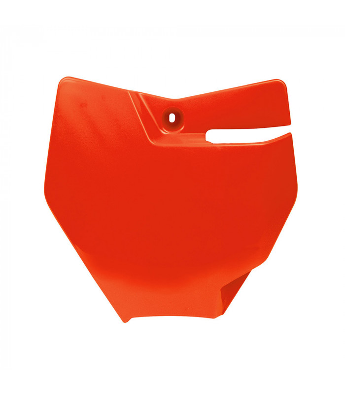 PLACA FRONTAL PORTANUM. NARANJA  KTM SX 85 2018-19