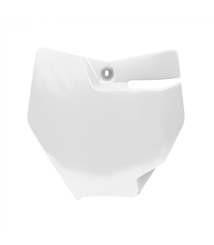 PLACA FRONTAL PORTANUMEROS BLANCA  KTM SX 85 2018-19