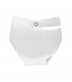 PLACA FRONTAL PORTANUMEROS BLANCA  KTM SX 85 2018-19