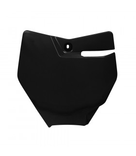 PLACA FRONTAL PORTANUM. NEGRA  KTM SX 85 2018-19