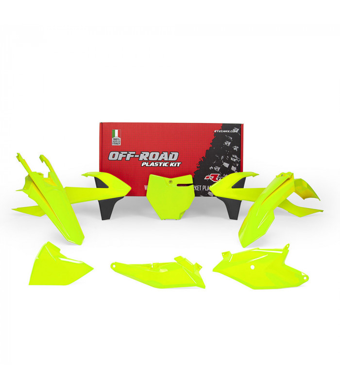 KIT PLASTICOS AMARILLO NEON (6 PZS)  KTM SX 85 2018-19