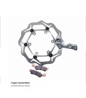 KIT DISCO FRENO BRAKING WAVE OVERSIZE HUSABERG, KTM (2000-2009)