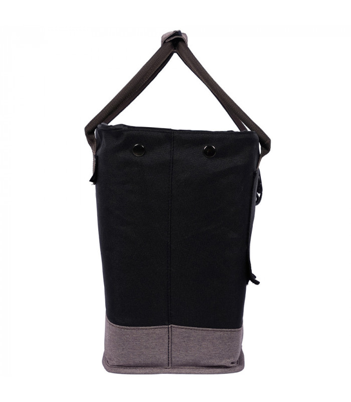 CANASTILLA CON BOLSA HOOKII BLACK/KHAKI