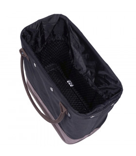 CANASTILLA CON BOLSA HOOKII BLACK/KHAKI