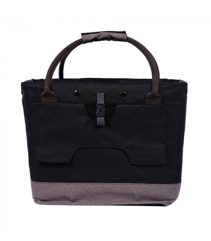 CANASTILLA CON BOLSA HOOKII BLACK/KHAKI