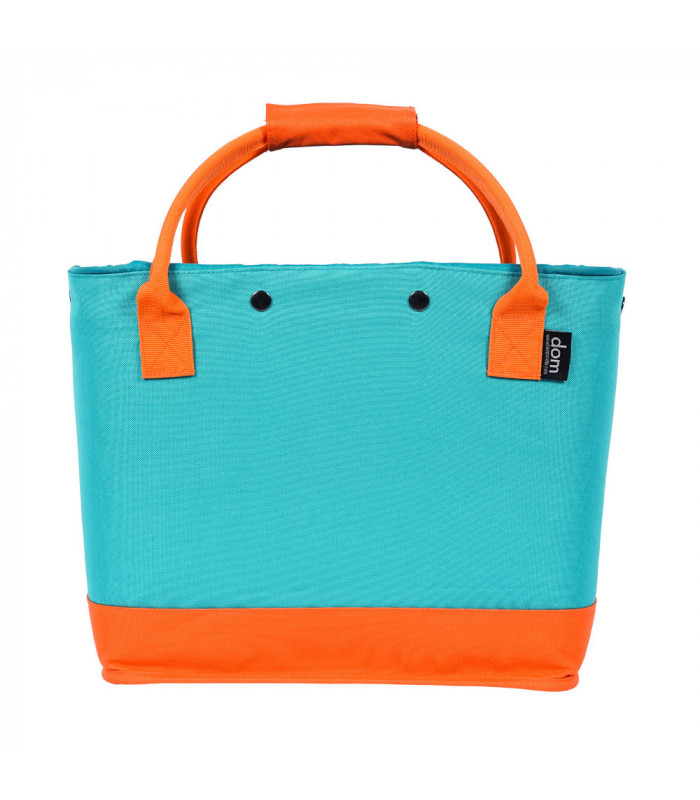 CANASTILLA CON BOLSA HOOKII BLUE/ORANGE