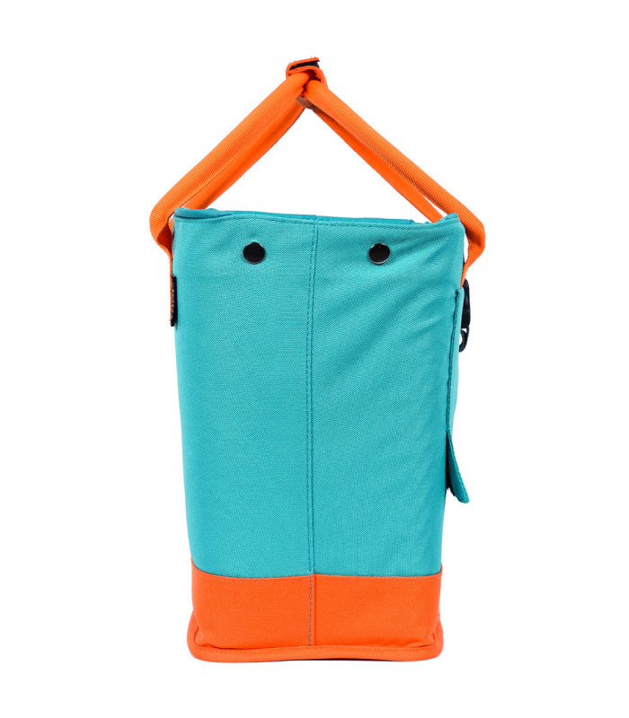 CANASTILLA CON BOLSA HOOKII BLUE/ORANGE