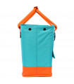 CANASTILLA CON BOLSA HOOKII BLUE/ORANGE