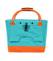 CANASTILLA CON BOLSA HOOKII BLUE/ORANGE