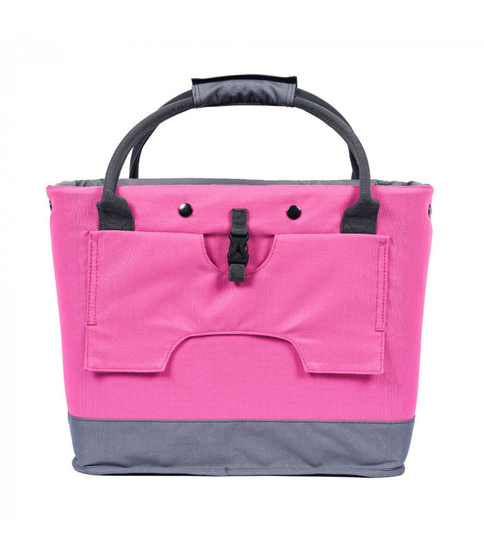 CANASTILLA CON BOLSA HOOKII PINK/GREY