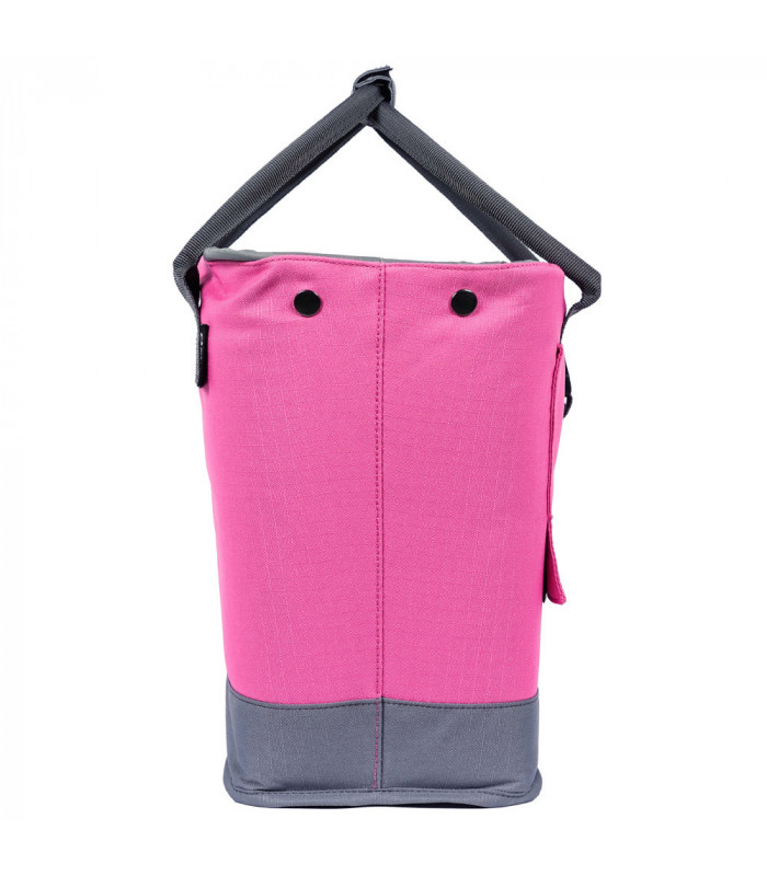 CANASTILLA CON BOLSA HOOKII PINK/GREY
