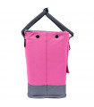 CANASTILLA CON BOLSA HOOKII PINK/GREY