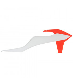 TAPAS RADIADOR NARANJA/BLANCO (ORIGEN)  KTM SX-SXF-EXC-EXCF 2019